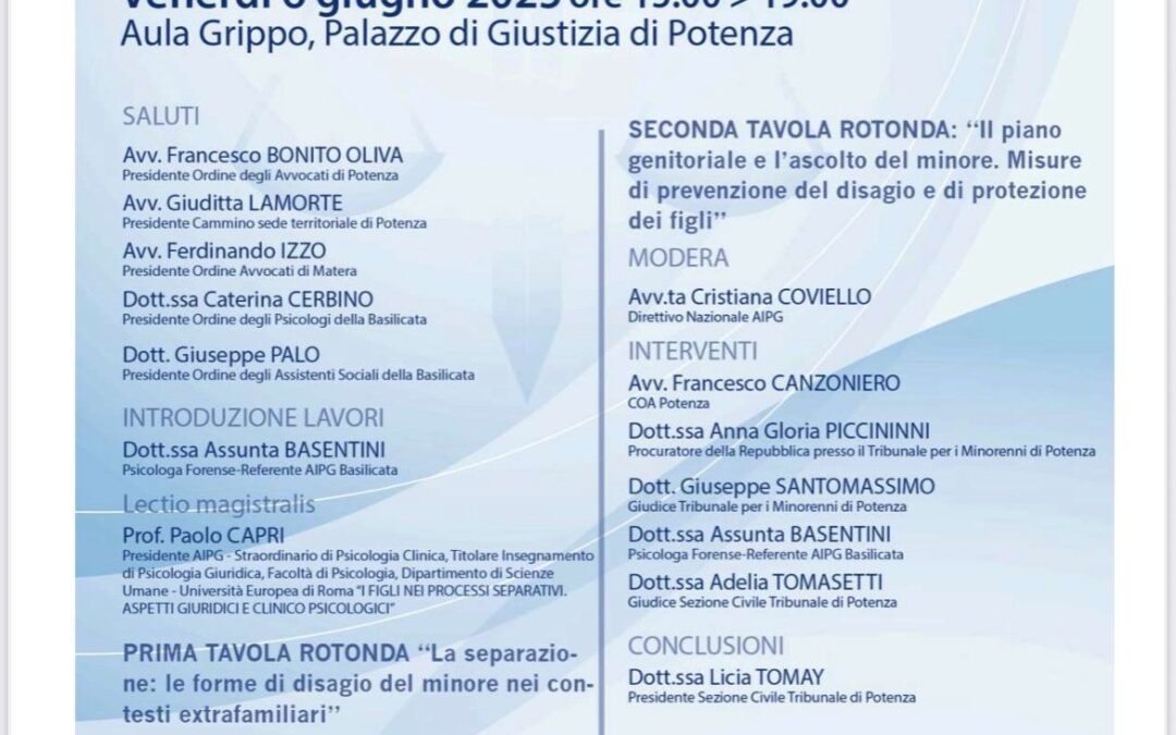 I figli nei processi separativi – aspetti giuridici e psicologici