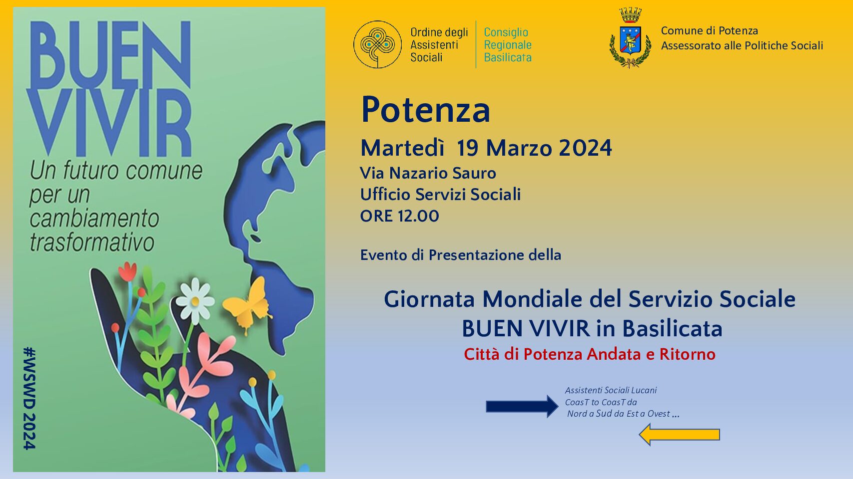 Evento di presentazione della Giornata Mondiale del Servizio Sociale – n. 2 crediti formativi